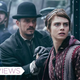 Orlando Bloom and Cara Delevingne in Carnival Row.